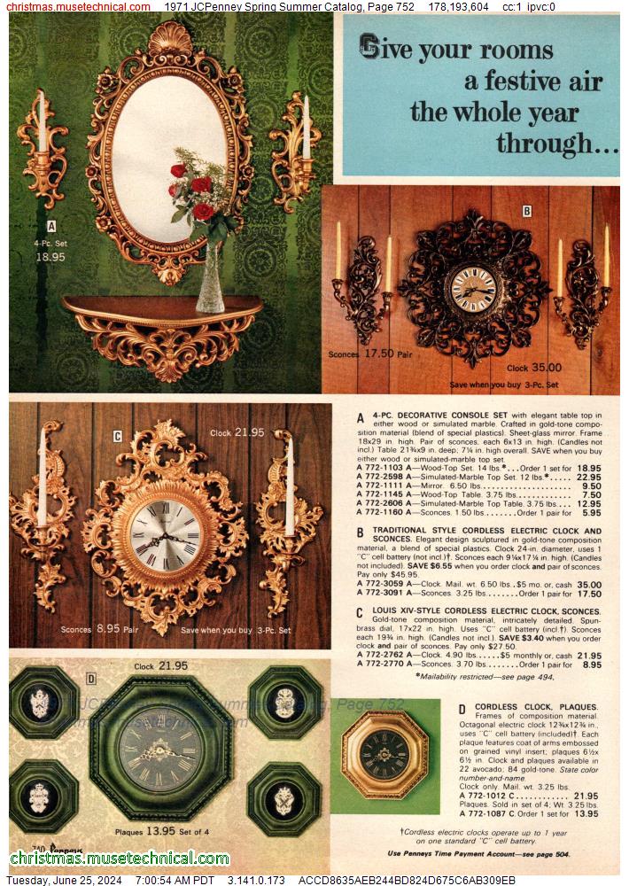 1971 JCPenney Spring Summer Catalog, Page 752