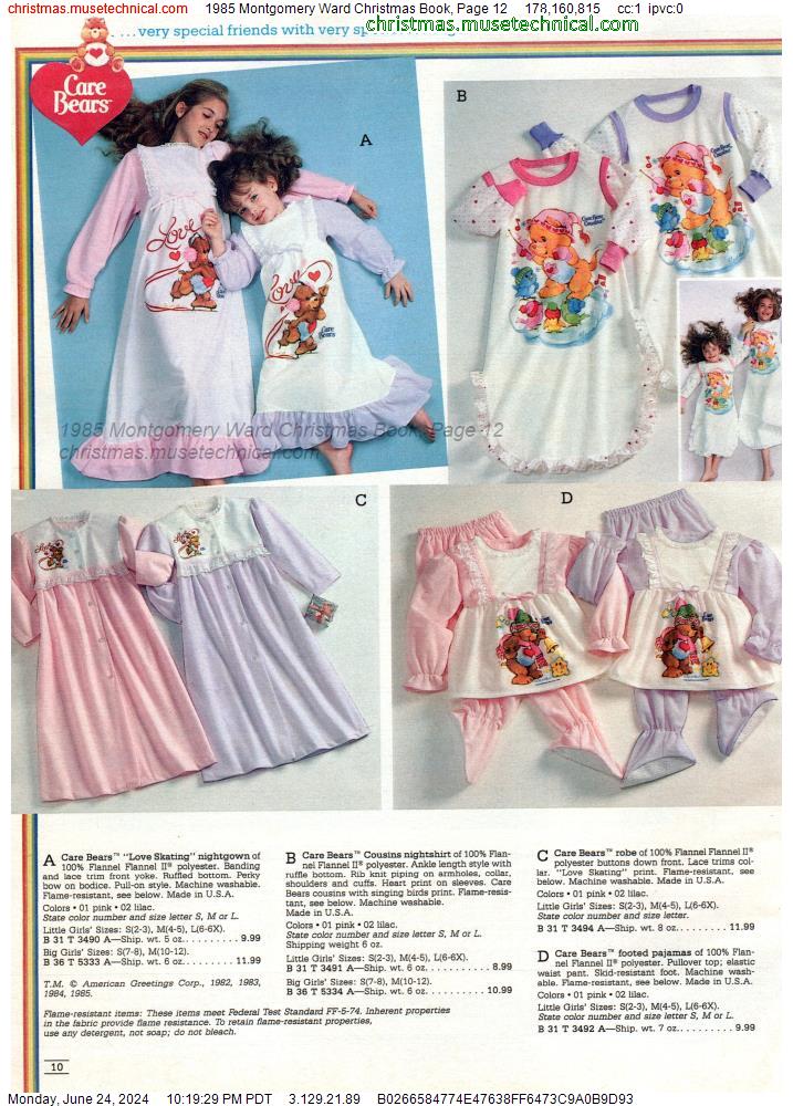 1985 Montgomery Ward Christmas Book, Page 12