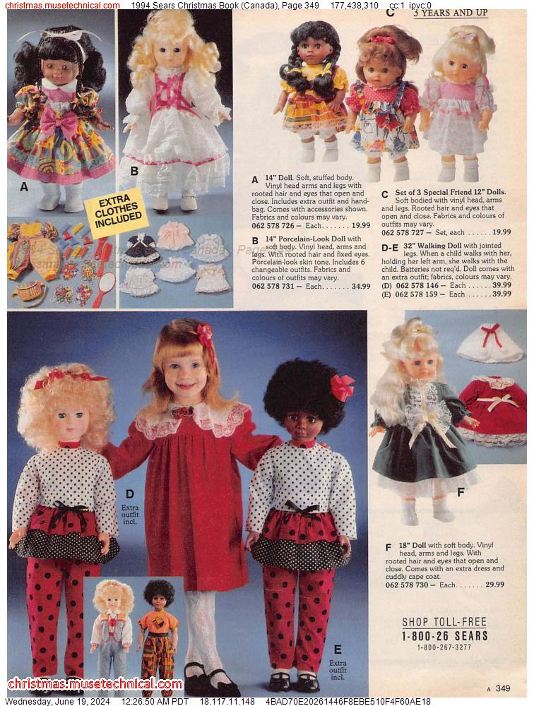 1994 Sears Christmas Book (Canada), Page 349