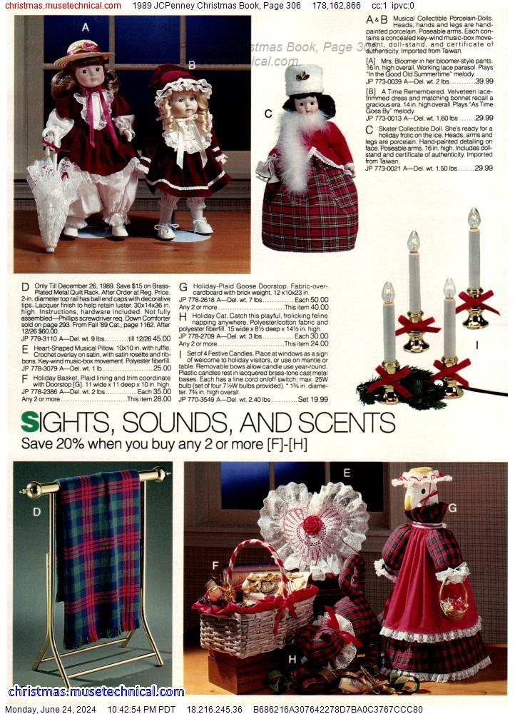 1989 JCPenney Christmas Book, Page 306