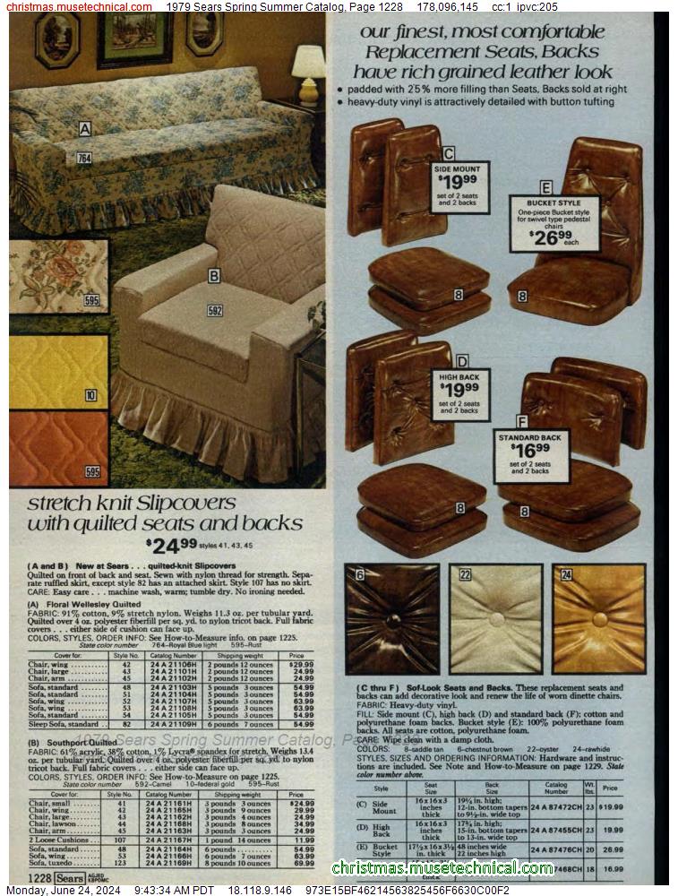1979 Sears Spring Summer Catalog, Page 1228