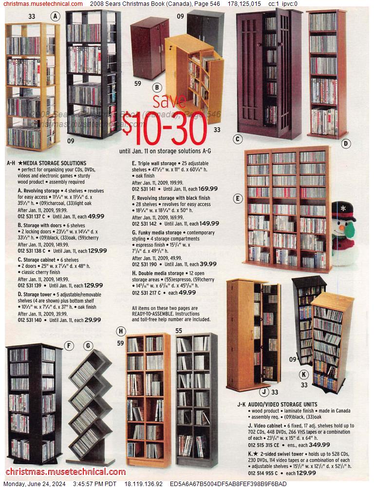 2008 Sears Christmas Book (Canada), Page 546