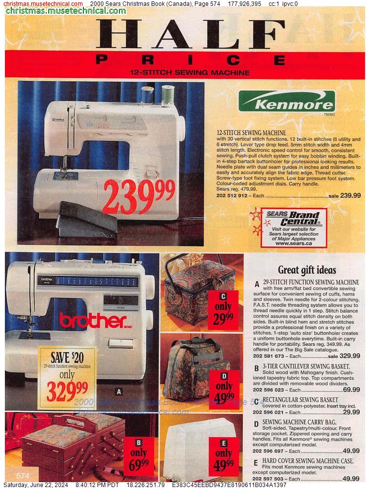 2000 Sears Christmas Book (Canada), Page 574