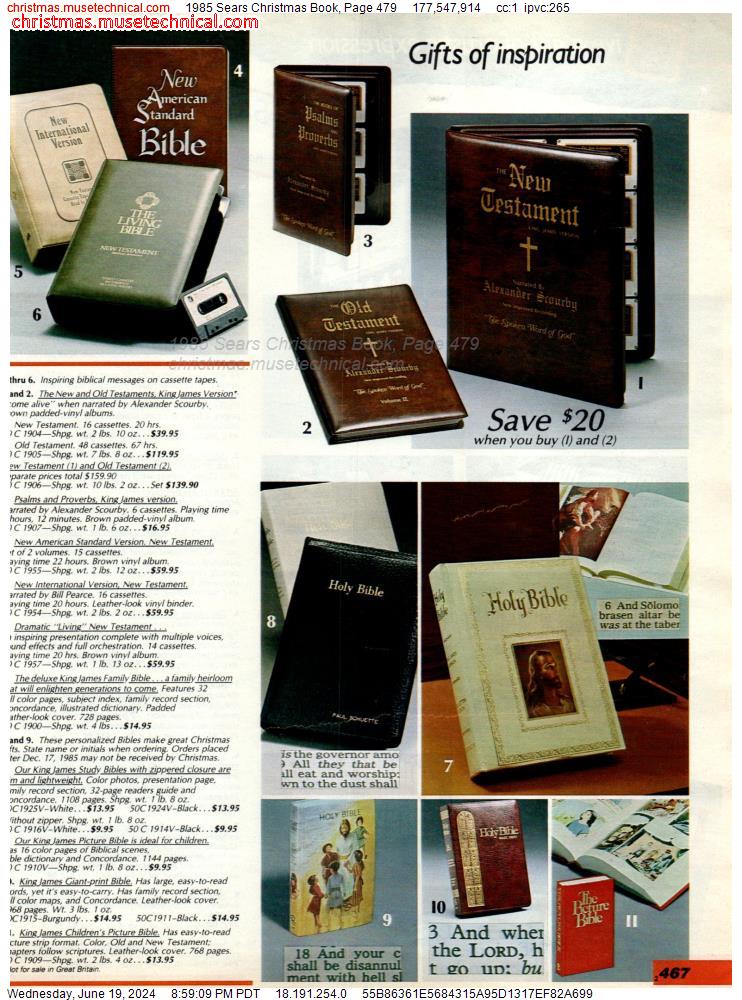 1985 Sears Christmas Book, Page 479