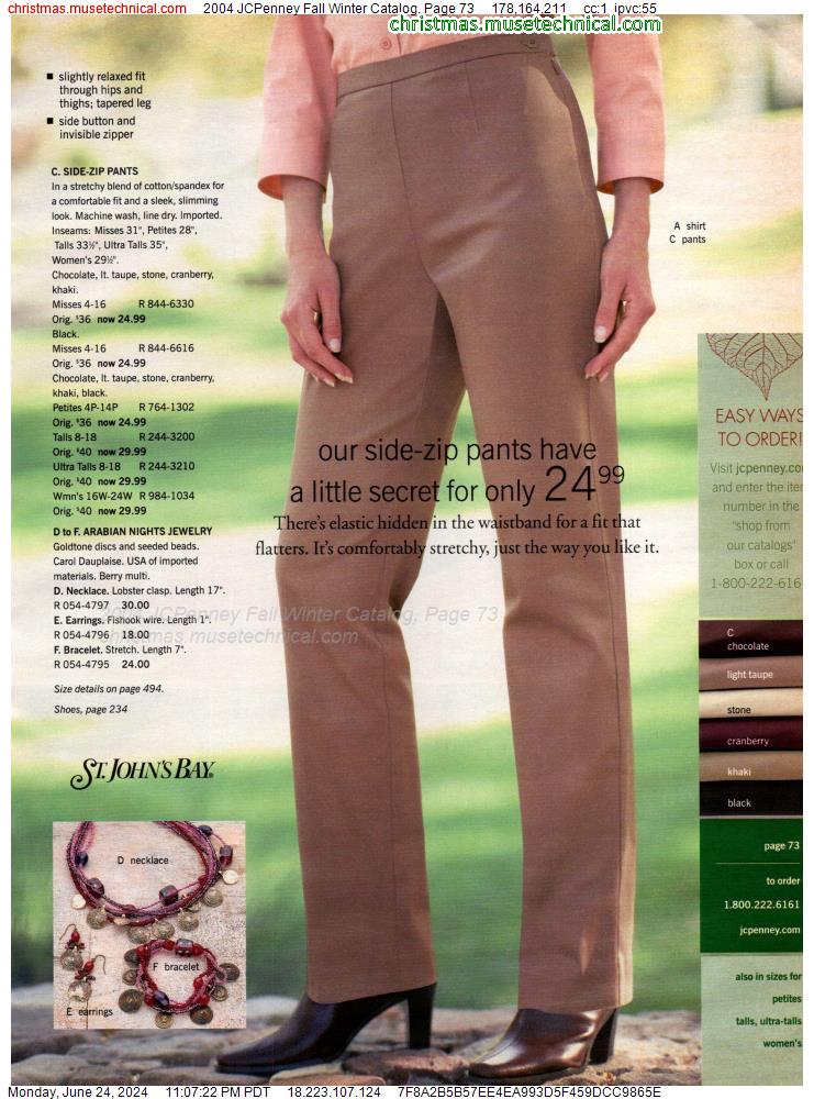 2004 JCPenney Fall Winter Catalog, Page 73