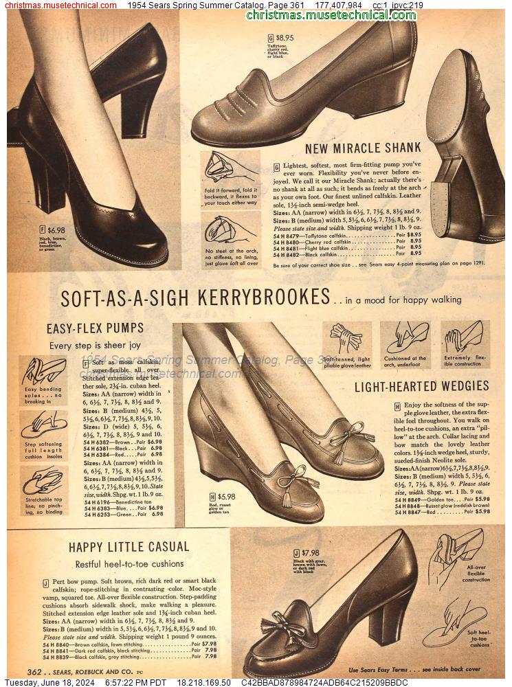 1954 Sears Spring Summer Catalog, Page 361