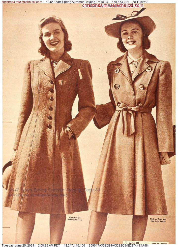 1942 Sears Spring Summer Catalog, Page 83