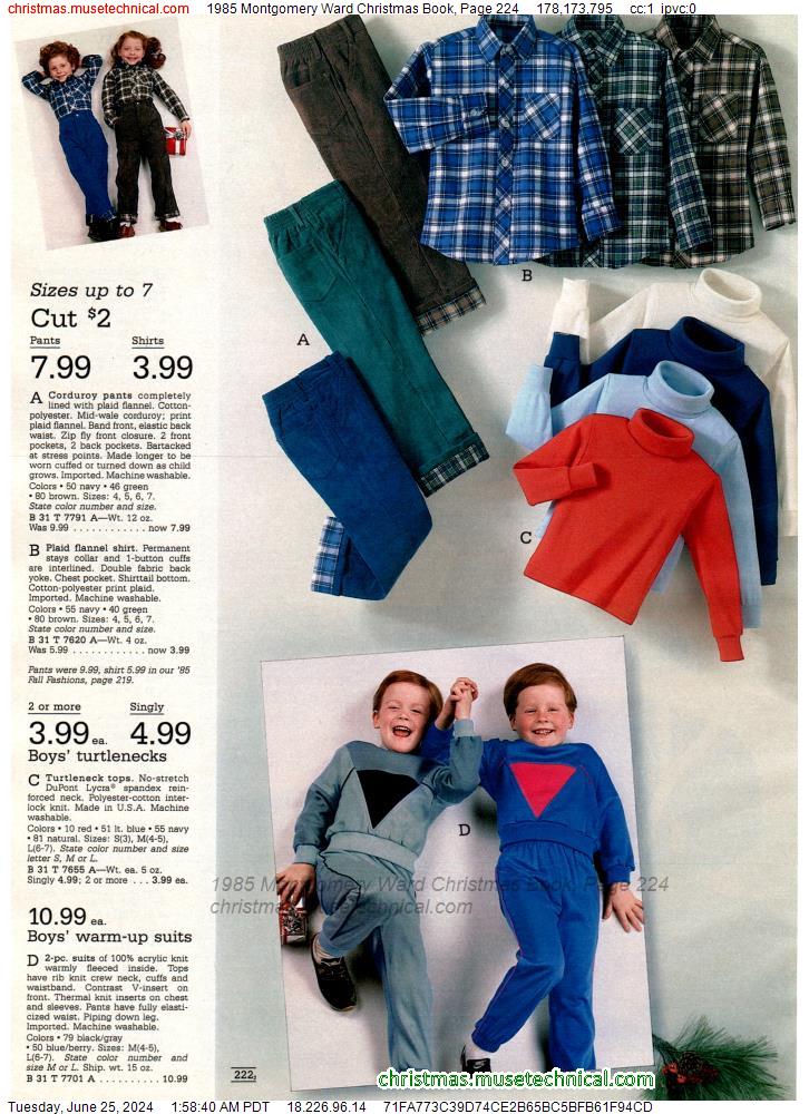 1985 Montgomery Ward Christmas Book, Page 224