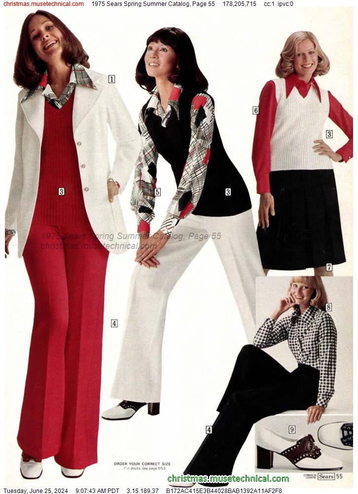 1975 Sears Spring Summer Catalog, Page 55