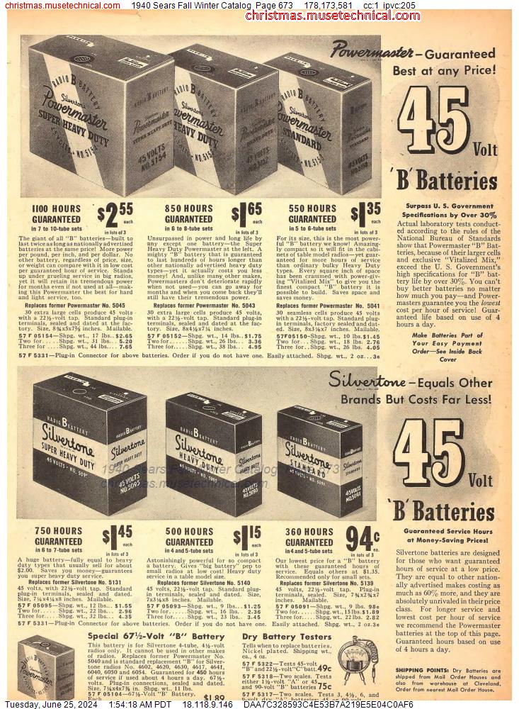 1940 Sears Fall Winter Catalog, Page 673