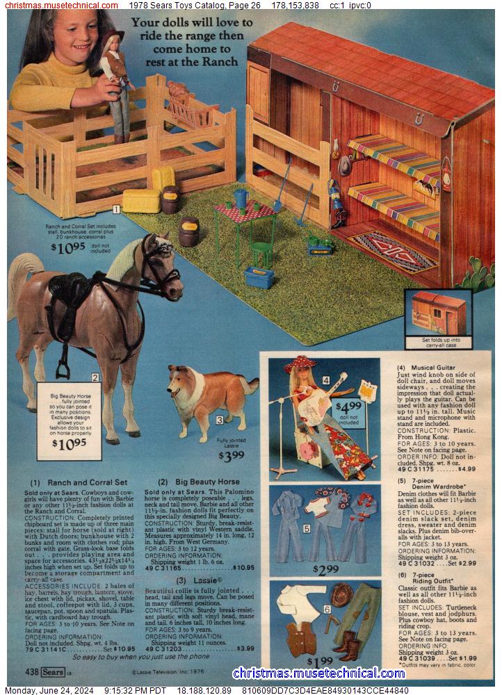 1978 Sears Toys Catalog, Page 26