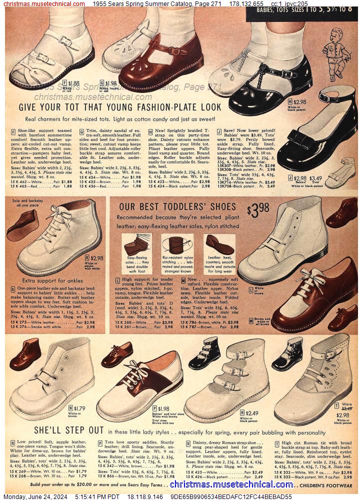 1955 Sears Spring Summer Catalog, Page 271