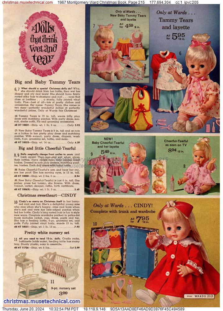 1967 Montgomery Ward Christmas Book, Page 215