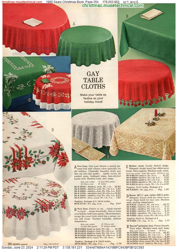 1965 Sears Christmas Book, Page 354