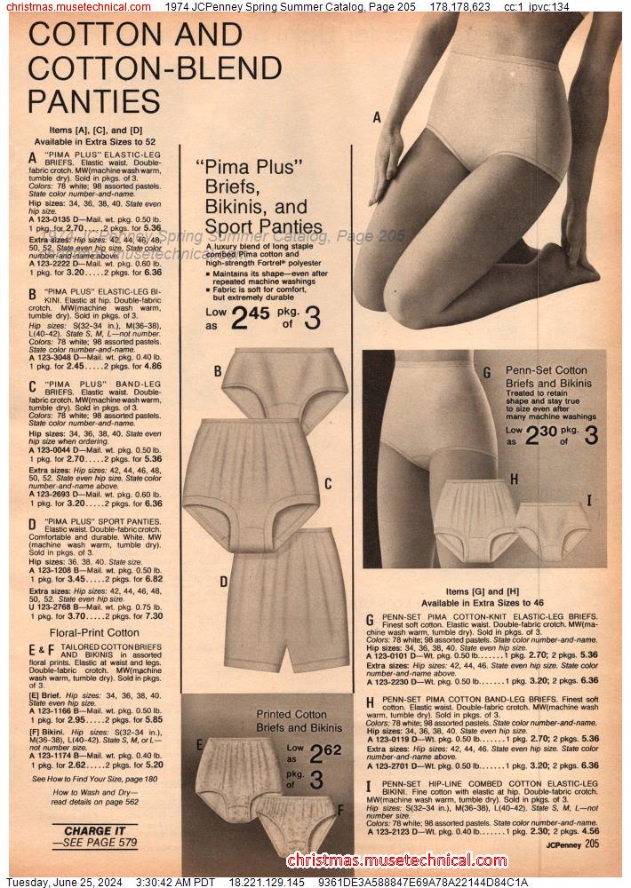 1974 JCPenney Spring Summer Catalog, Page 205
