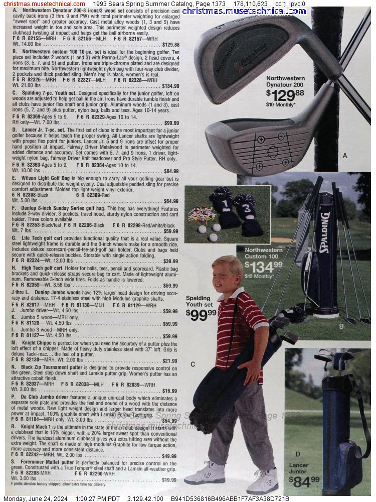 1993 Sears Spring Summer Catalog, Page 1373