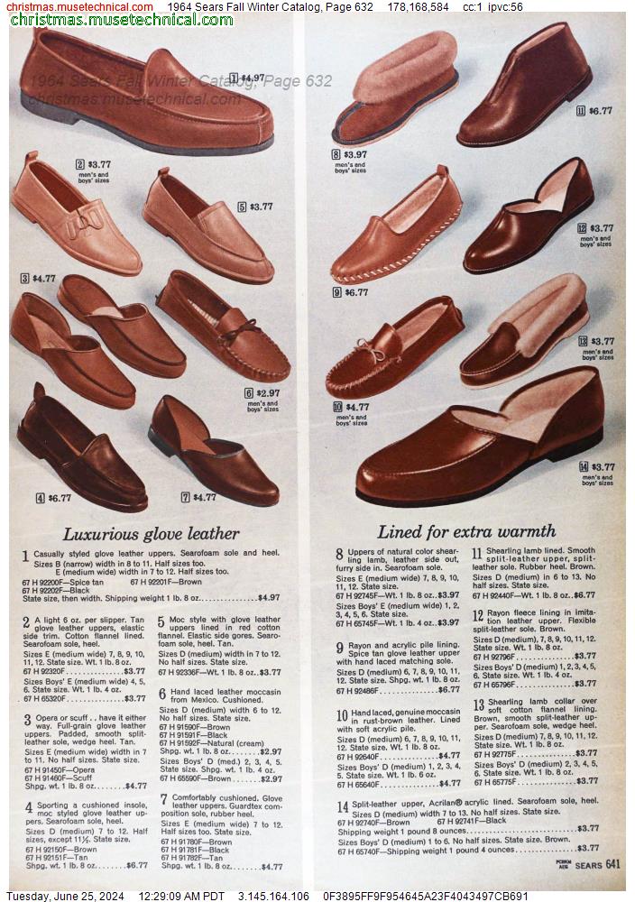 1964 Sears Fall Winter Catalog, Page 632