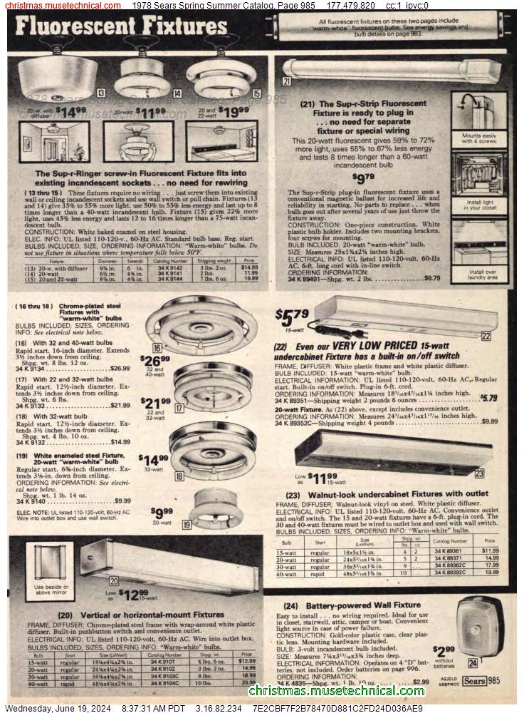 1978 Sears Spring Summer Catalog, Page 985