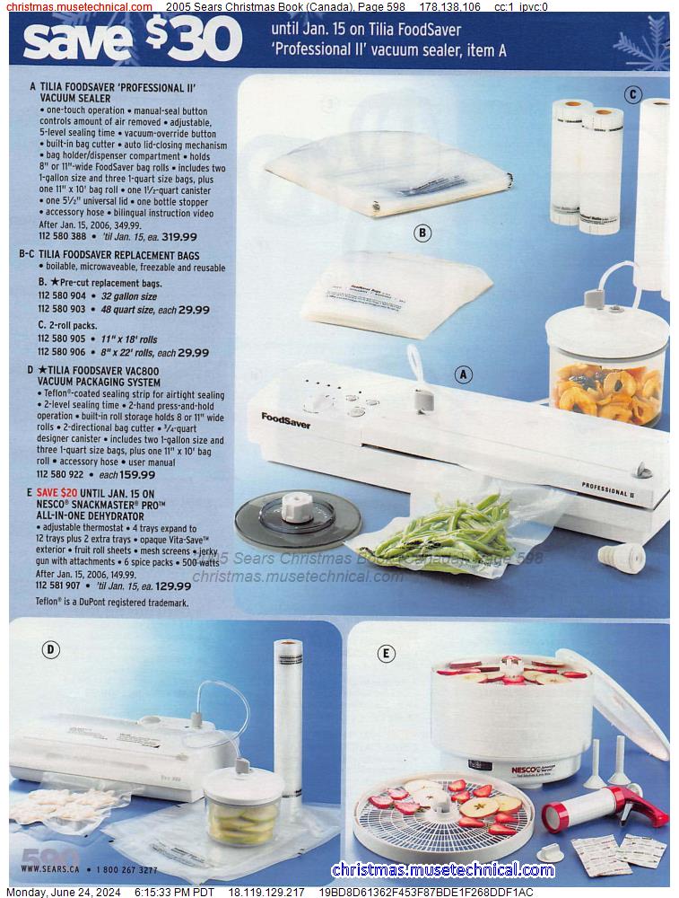 2005 Sears Christmas Book (Canada), Page 598