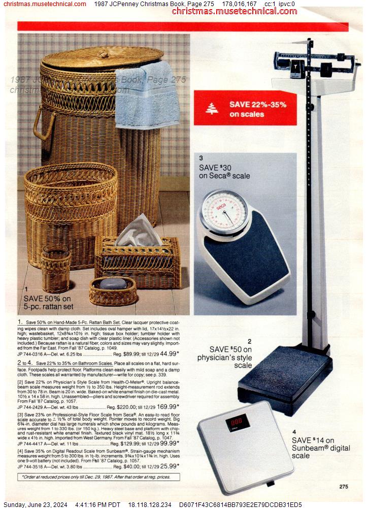 1987 JCPenney Christmas Book, Page 275