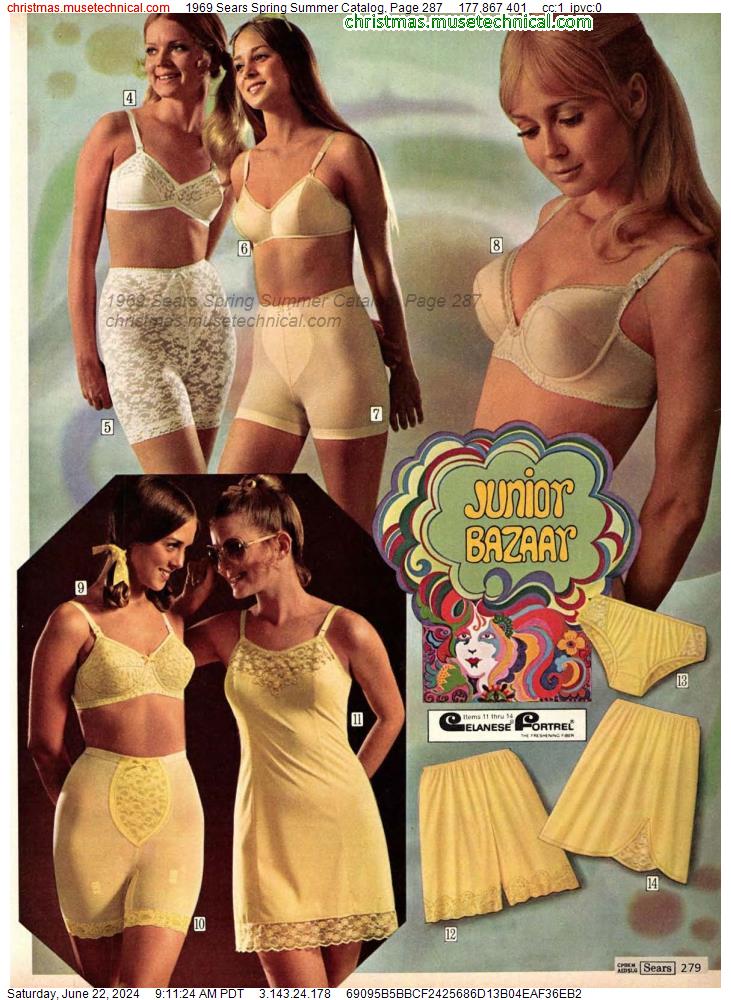 1969 Sears Spring Summer Catalog, Page 287