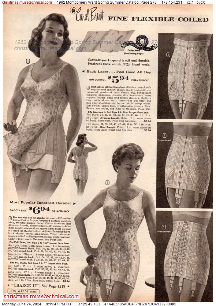 1962 Montgomery Ward Spring Summer Catalog, Page 276