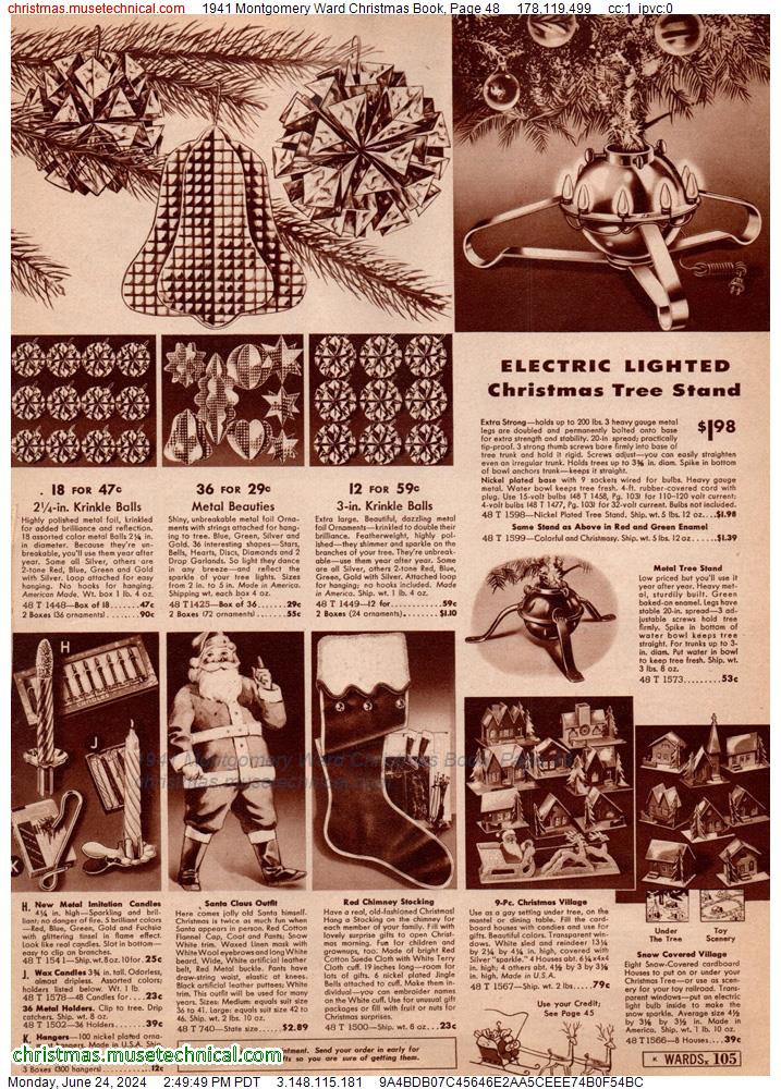 1941 Montgomery Ward Christmas Book, Page 48
