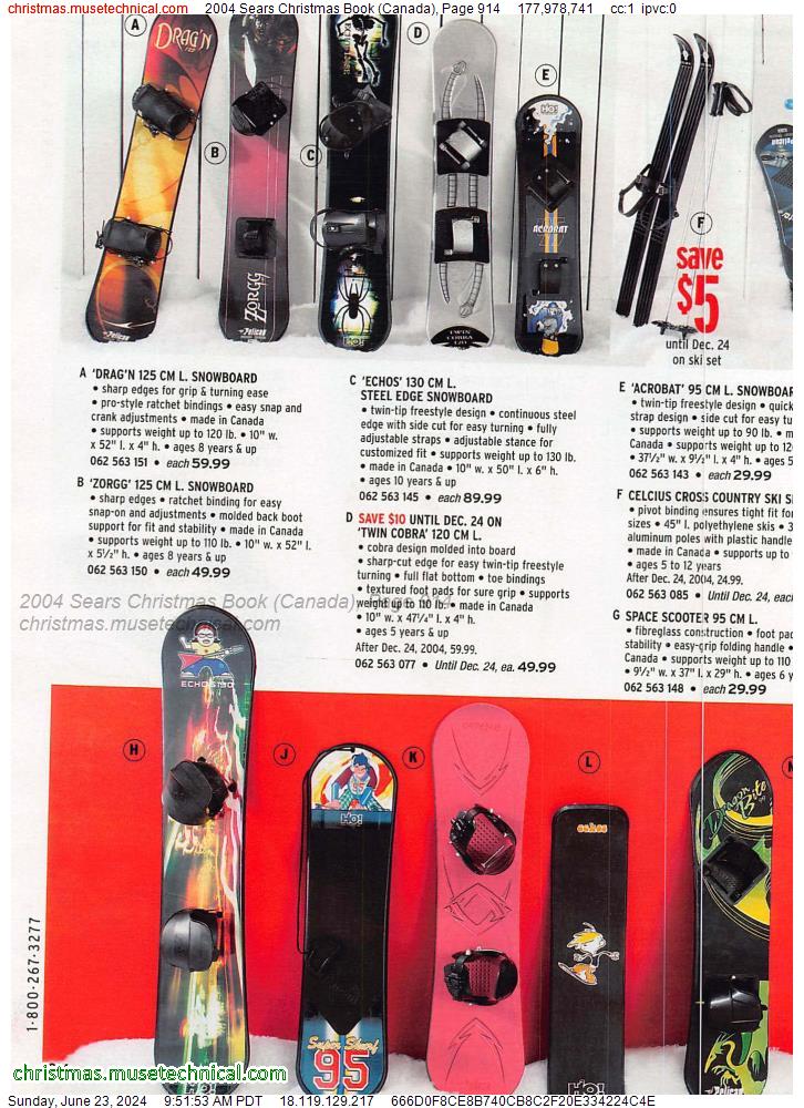 2004 Sears Christmas Book (Canada), Page 914