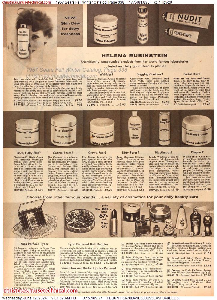 1957 Sears Fall Winter Catalog, Page 338