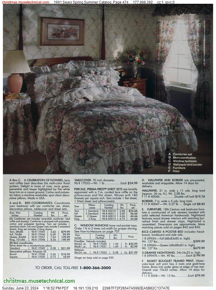 1991 Sears Spring Summer Catalog, Page 474