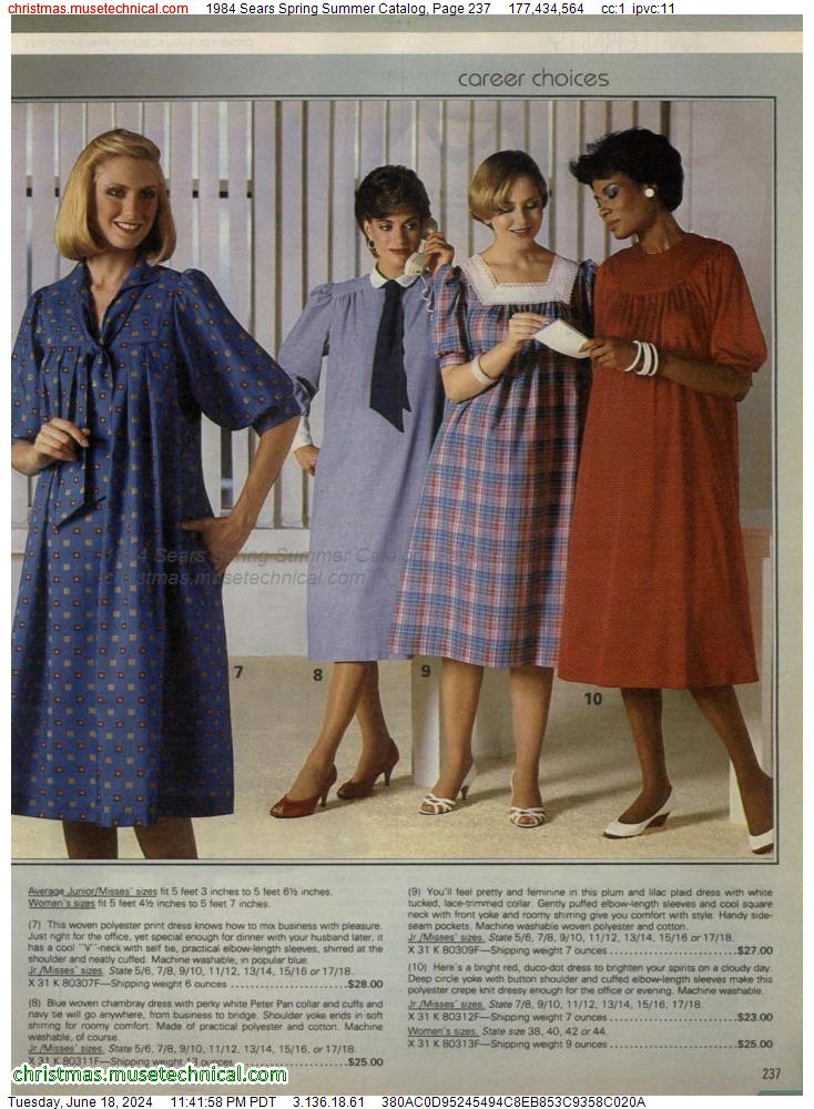 1984 Sears Spring Summer Catalog, Page 237