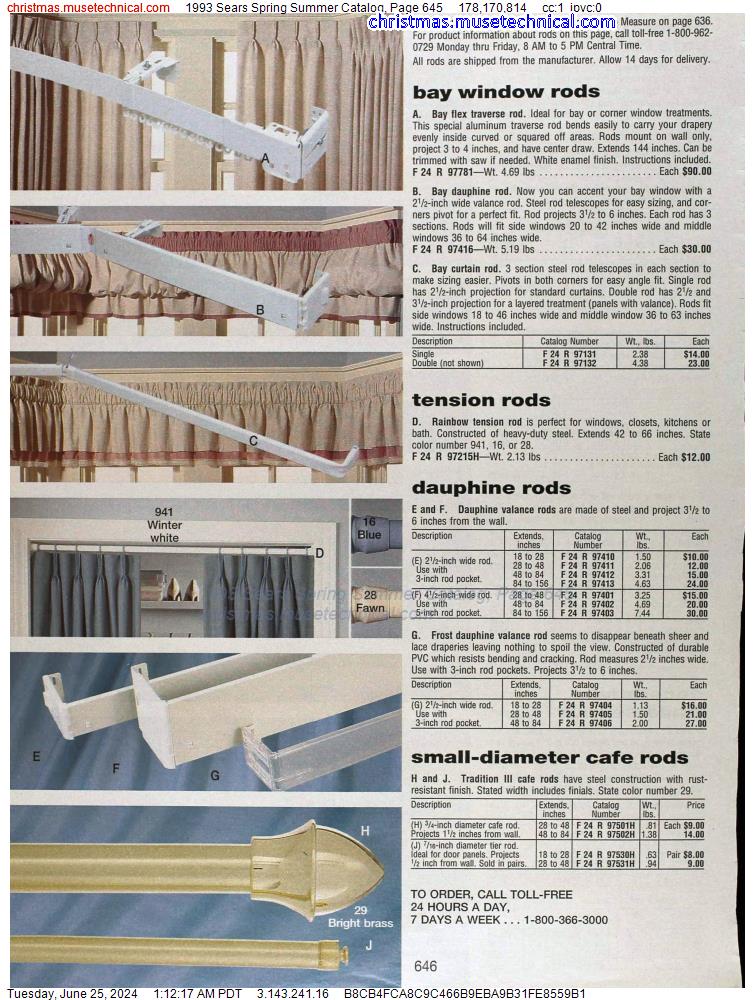 1993 Sears Spring Summer Catalog, Page 645