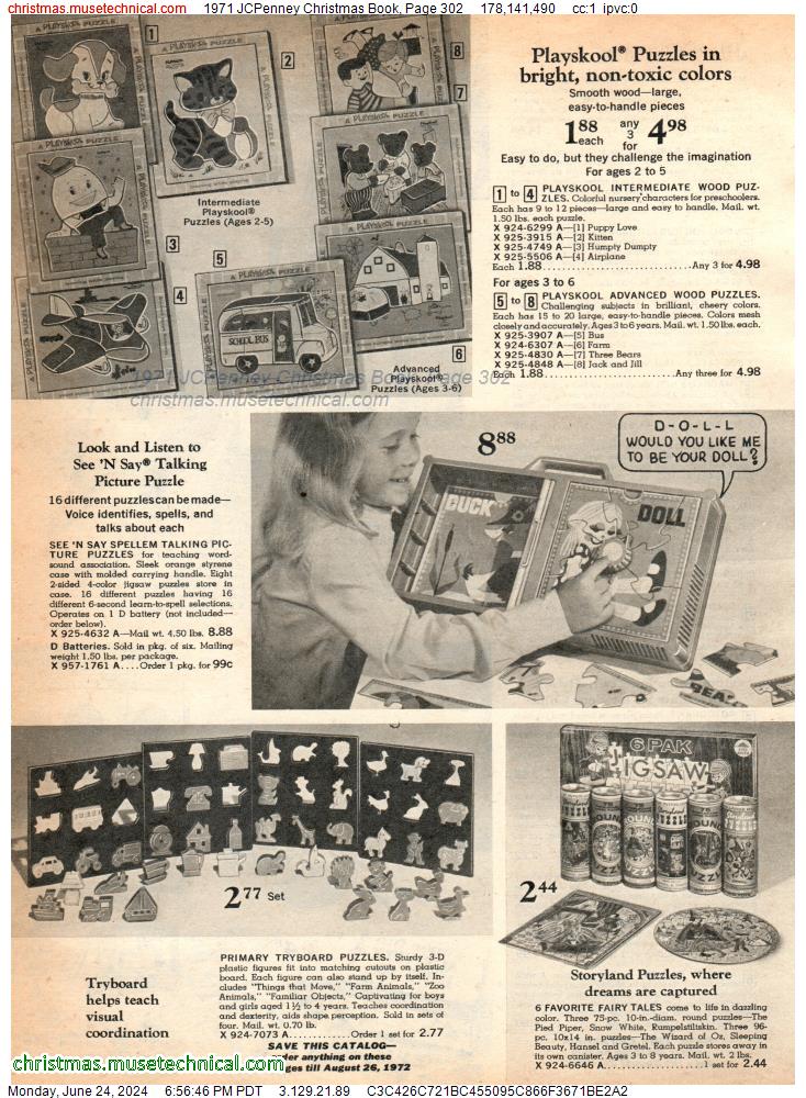 1971 JCPenney Christmas Book, Page 302