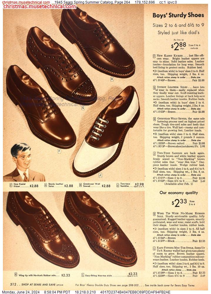 1945 Sears Spring Summer Catalog, Page 264