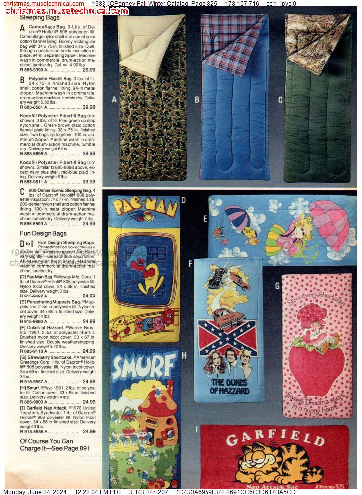1983 JCPenney Fall Winter Catalog, Page 825