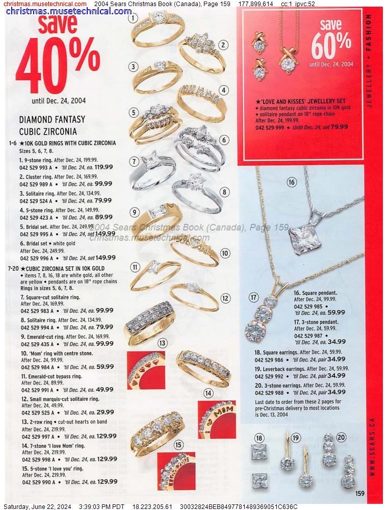 2004 Sears Christmas Book (Canada), Page 159