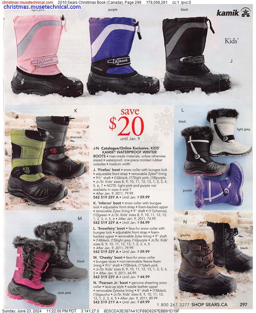 2010 Sears Christmas Book (Canada), Page 299