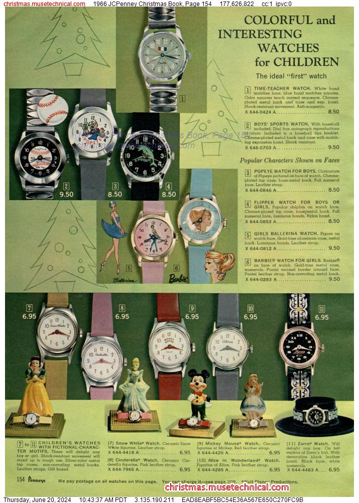 1966 JCPenney Christmas Book, Page 154