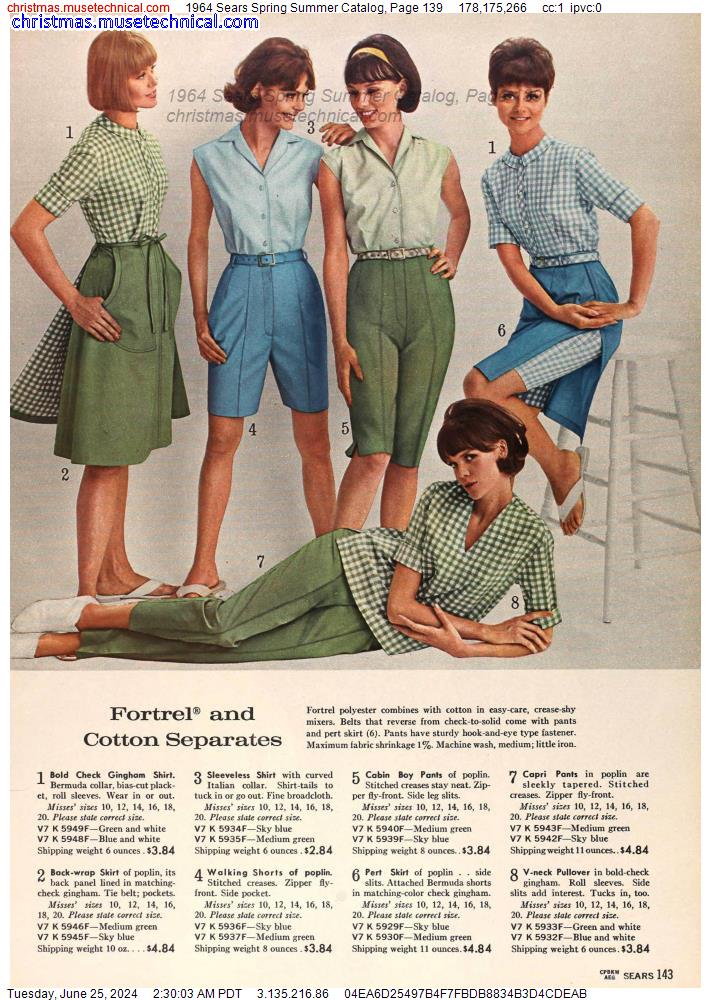 1964 Sears Spring Summer Catalog, Page 139