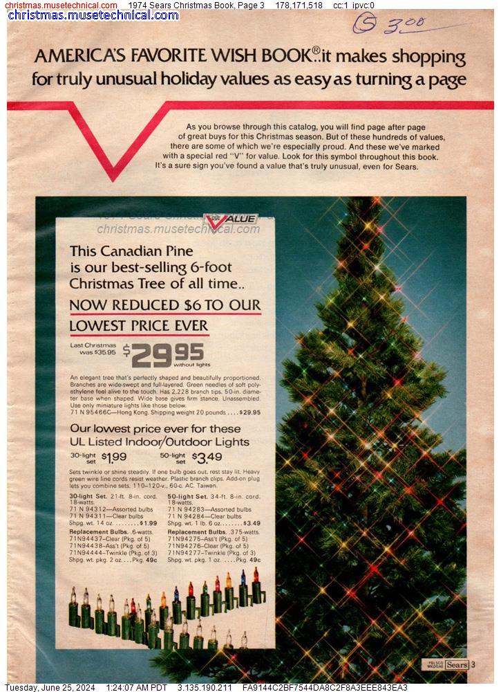 1974 Sears Christmas Book, Page 3