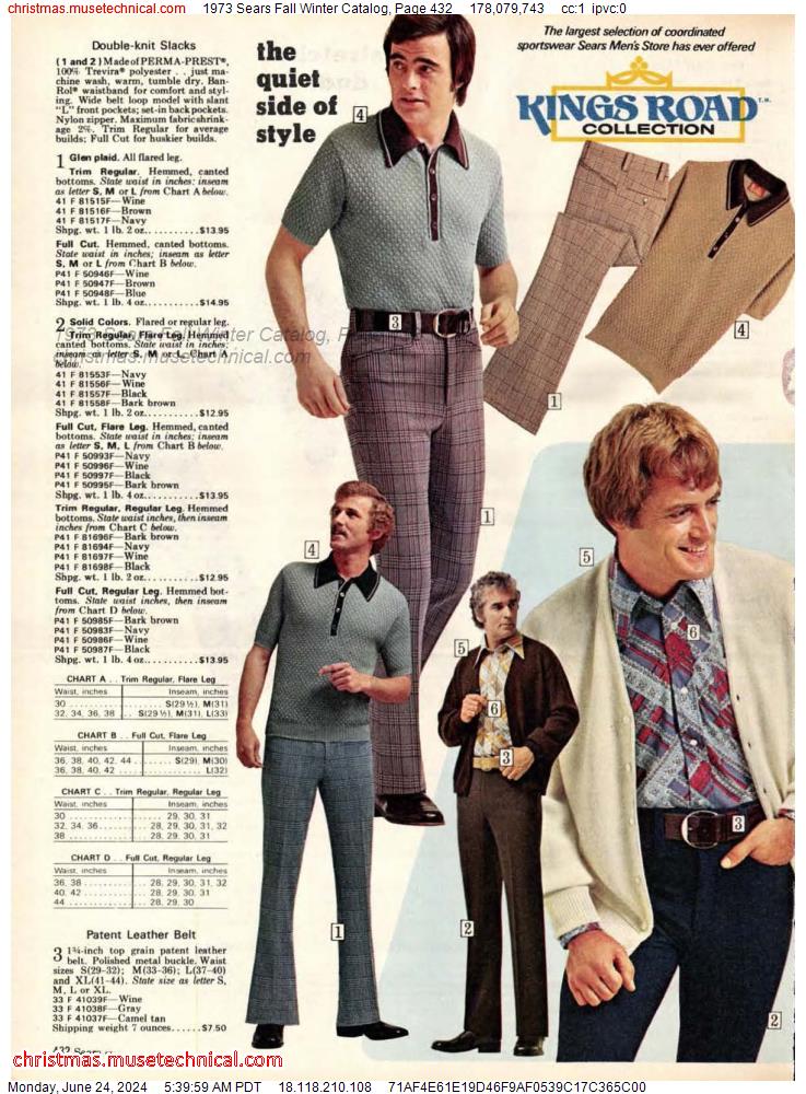 1973 Sears Fall Winter Catalog, Page 432