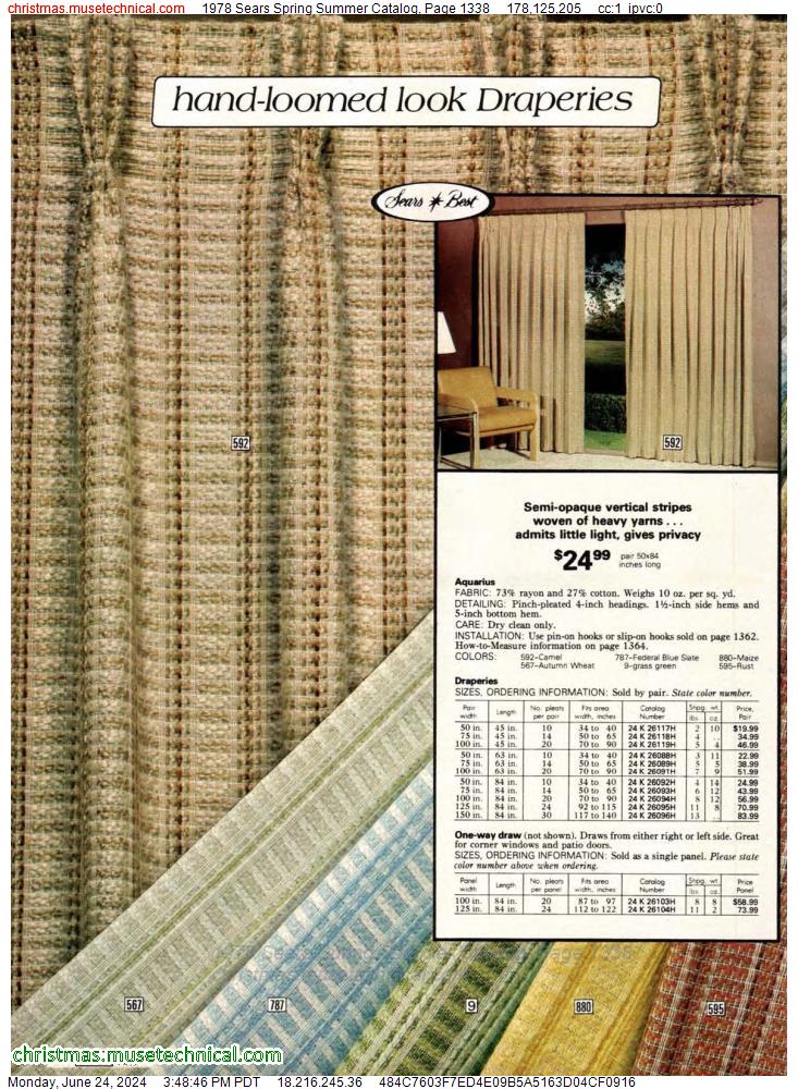 1978 Sears Spring Summer Catalog, Page 1338