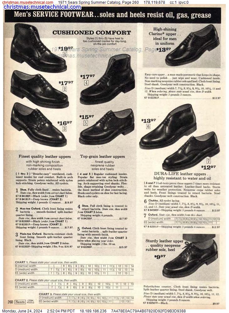 1971 Sears Spring Summer Catalog, Page 260