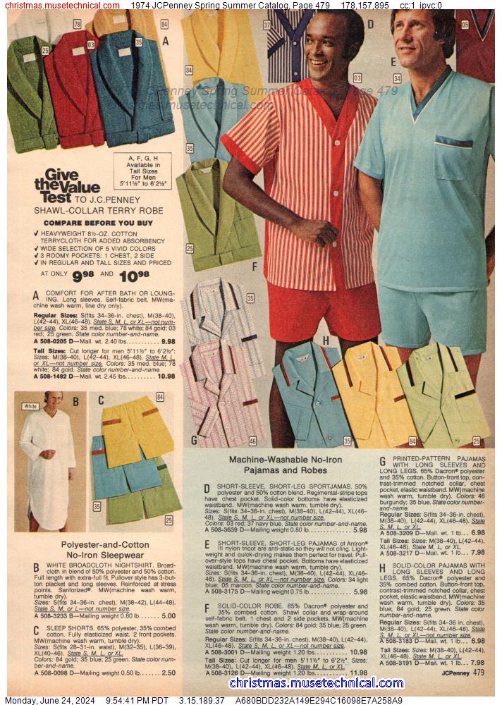 1974 JCPenney Spring Summer Catalog, Page 479