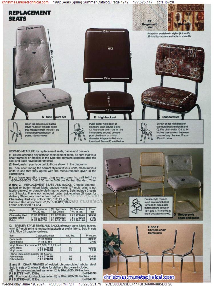1992 Sears Spring Summer Catalog, Page 1242