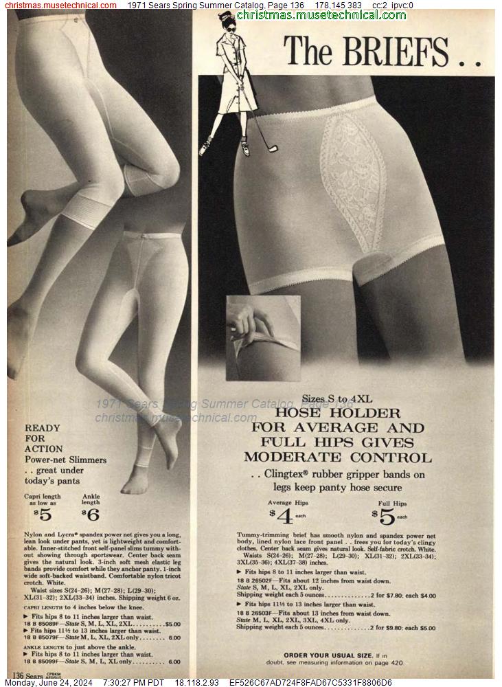 1971 Sears Spring Summer Catalog, Page 136