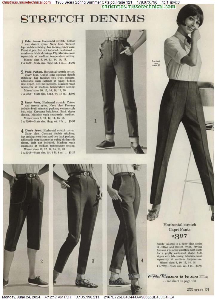 1965 Sears Spring Summer Catalog, Page 121