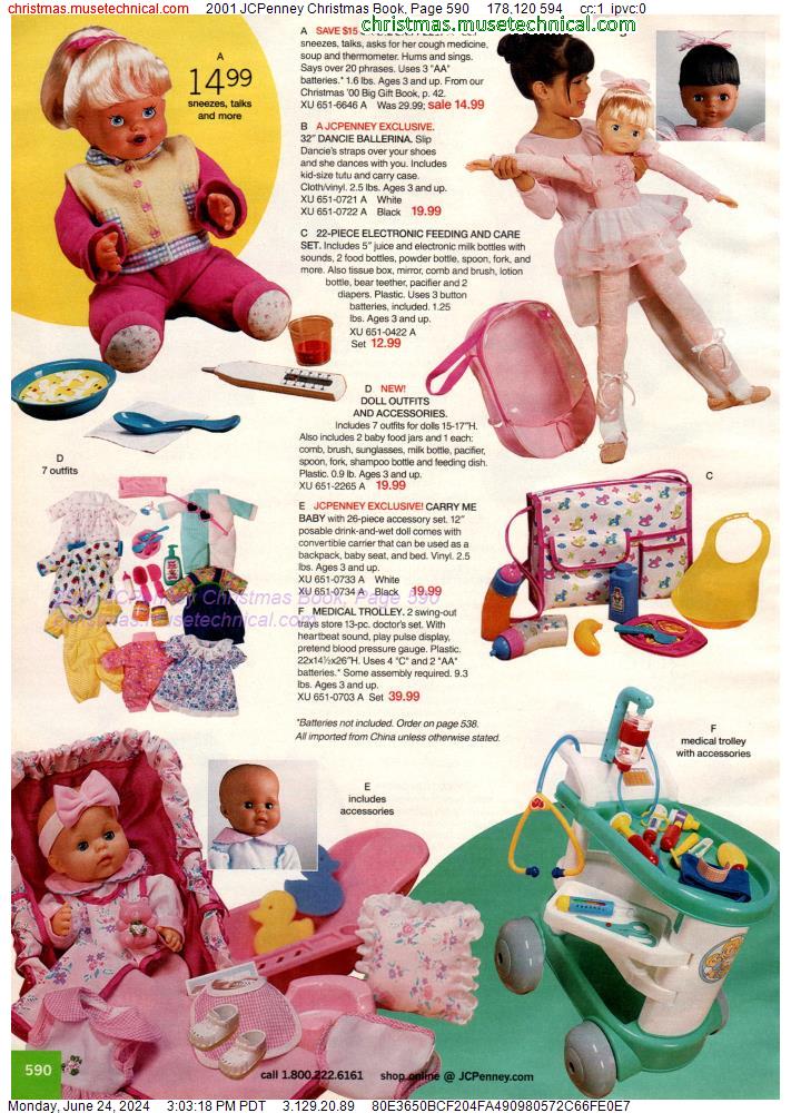 2001 JCPenney Christmas Book, Page 590