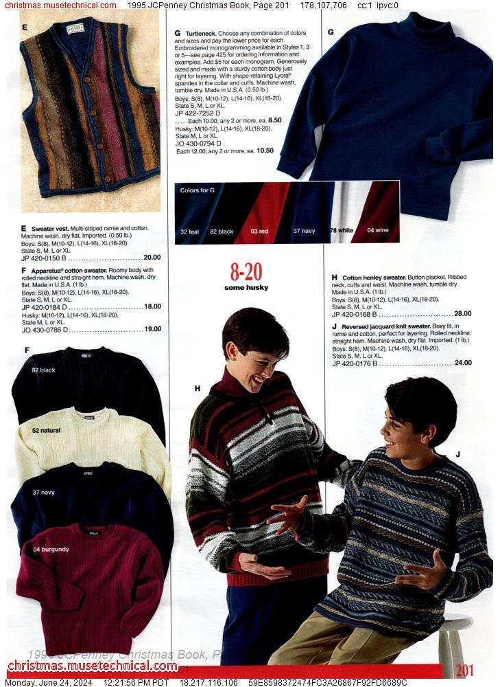 1995 JCPenney Christmas Book, Page 201