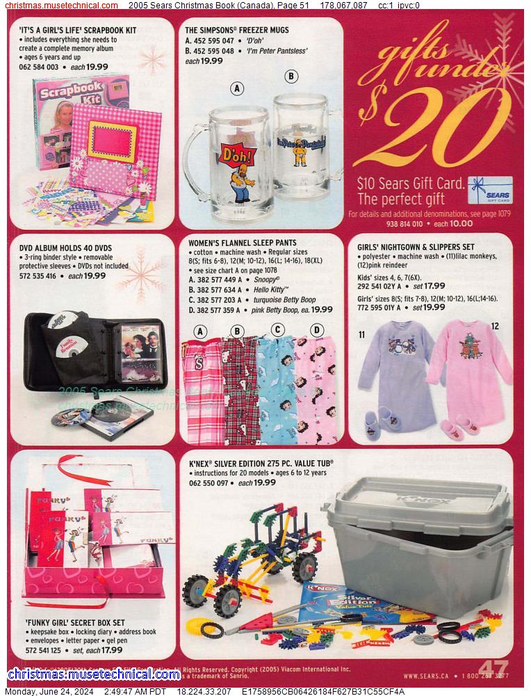 2005 Sears Christmas Book (Canada), Page 51